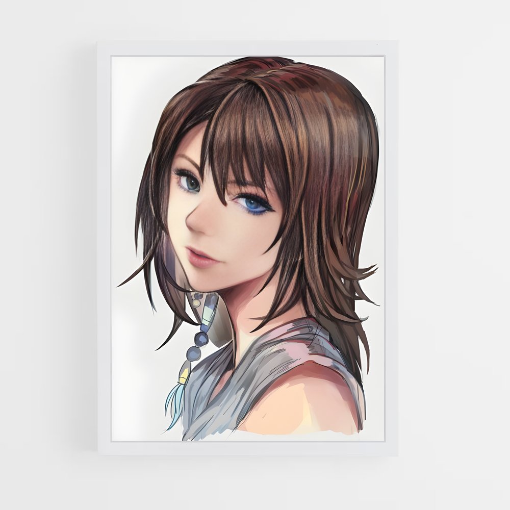 Poster Yuna, L'Esprit de la Lumière – affiche Final Fantasy (vue 3)